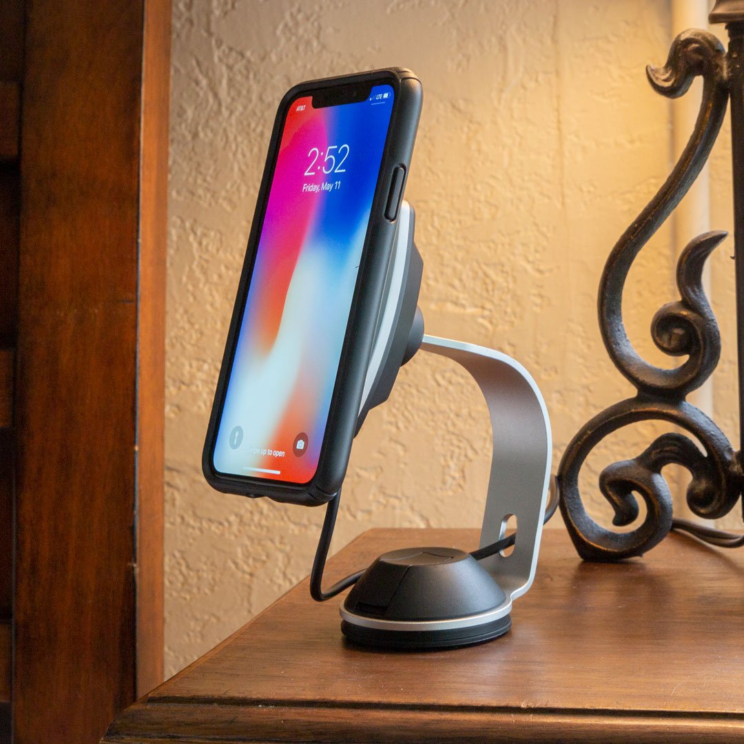 Scosche's tweet photo. The next generation of MagicMount Charge Qi Wireless chargers are here! Ideal for the iPhone 8, iPhone 8 Plus and iPhone X. Learn more at https://t.co/illR1FHfM6!
.
.
.
.
#scosche #magicmount #magicmountcharge #qi #qicharging #wirelesscharging #accessoriesforlife https://t.co/Zqscp5uxu0