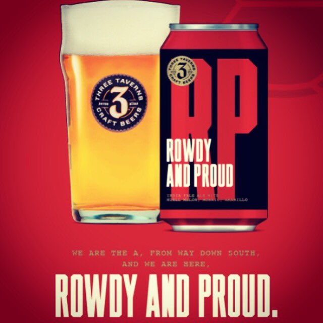 RagingBurrito's tweet photo. @ThreeTaverns and @ATLUTD came together to make a tasty IPA. Come see us for a #RowdyAndProud draft! #Decatur #CraftBeer #ATLUTD #ThreeTaverns #DrinkLocal https://t.co/w0DRqWU1WP