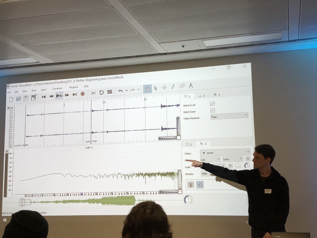 Play_Ignite's tweet photo. Super original and interesting talk about rhythm games from @subtleblendsw at the @londonisunreal #meetup. Look out for his new game #baseinvaders https://t.co/EWIsKXzLie