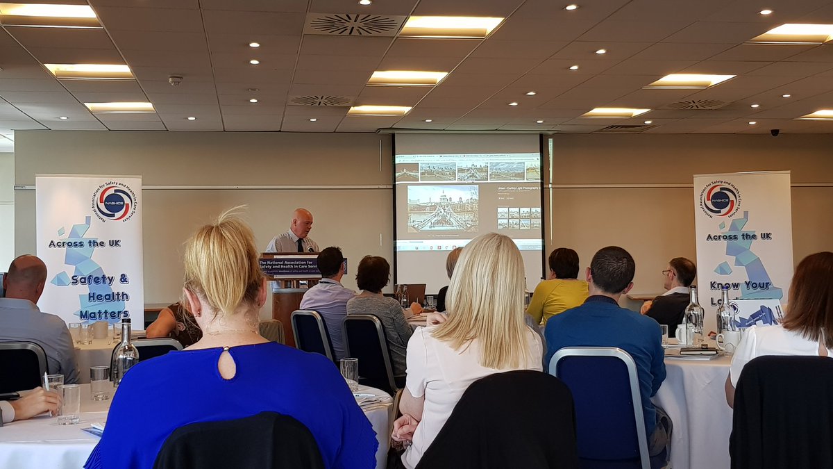 NASHiCS's tweet photo. Andy Hollingshead, Vice chair, #nashics talking about Dynamic risk assessments and how to develop them in a simple yet effective way. https://t.co/T55wP1Uoqt