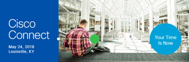 Cisco Connect Louisville is right around the corner! Don't forget to register! #CiscoConnectUS bit.ly/2pCadW6 bit.ly/2wPfnFn