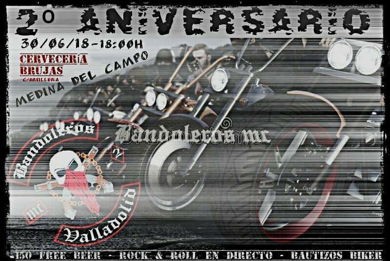 DesguaceBiker's tweet photo. 2º Aniversario de Bandoleros MC Valladolid https://t.co/7EEPFTmawD #DesguaceWeb #BandolerosMC #Valladolid #CerveceríaBrujas #Custom #Desplomaos #Harley #JaviRebel #MedinaDelCampo #RockAndRoll #TaperíaCerveceríaBrujasPlaza https://t.co/ePaJTxwL5l