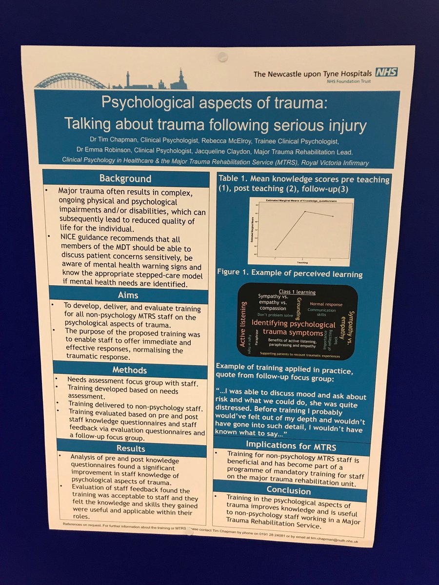barbara_tait's tweet photo. Winning poster #TherapyConference @NewcastleHosps https://t.co/llpvg83E4Y