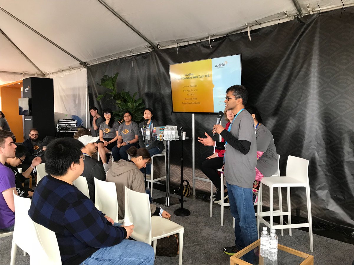 Audible web team talkin’ shop. #letsPropel