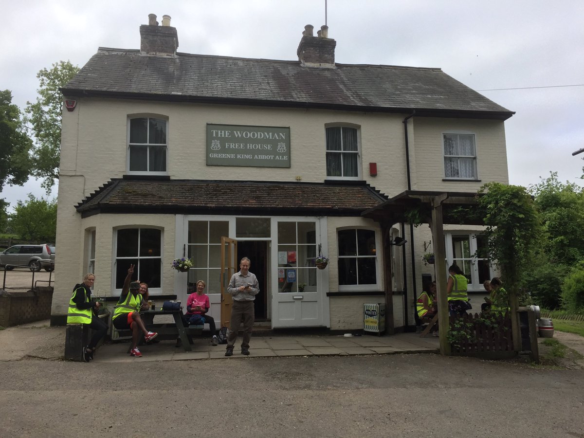SilverWishesQC's tweet photo. A big thank you to @WoodmanWildHill for your kind donation of £25 to our fundraising efforts! We stopped in for a drink during yesterday’s sponsored 10 mile walk and, as well as a lovely welcome, were delighted to receive the generous support of a fellow patron and the landlord! https://t.co/3zSvFHMBRq