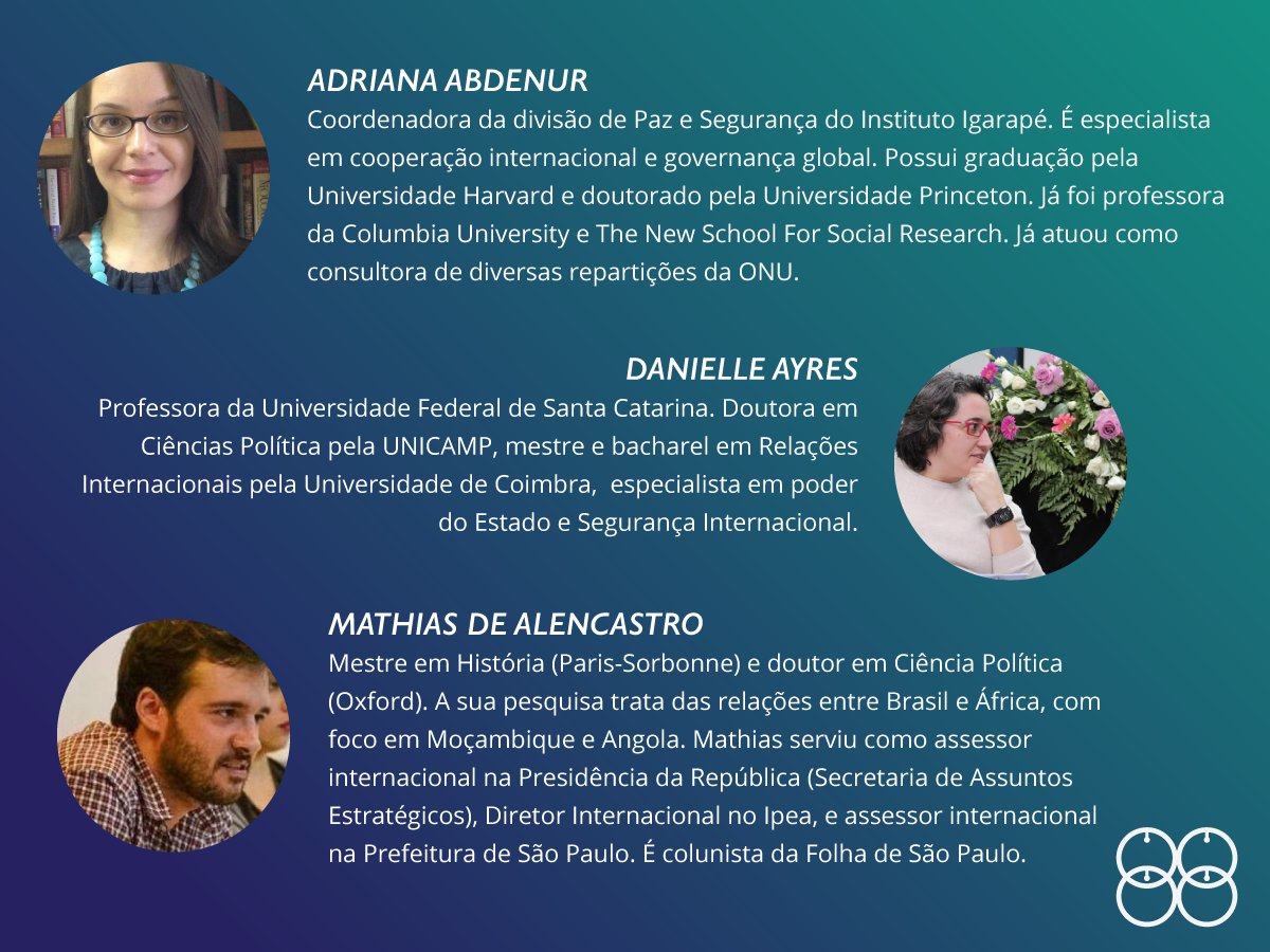 Nesse sábado a Escola Comum ocupa o IAB SP e contamos com a participação da Adriana Abdenur, Danielle Ayres e Mathias de Alencastro para uma roda de discussão sobre política externa com a nossa turma!