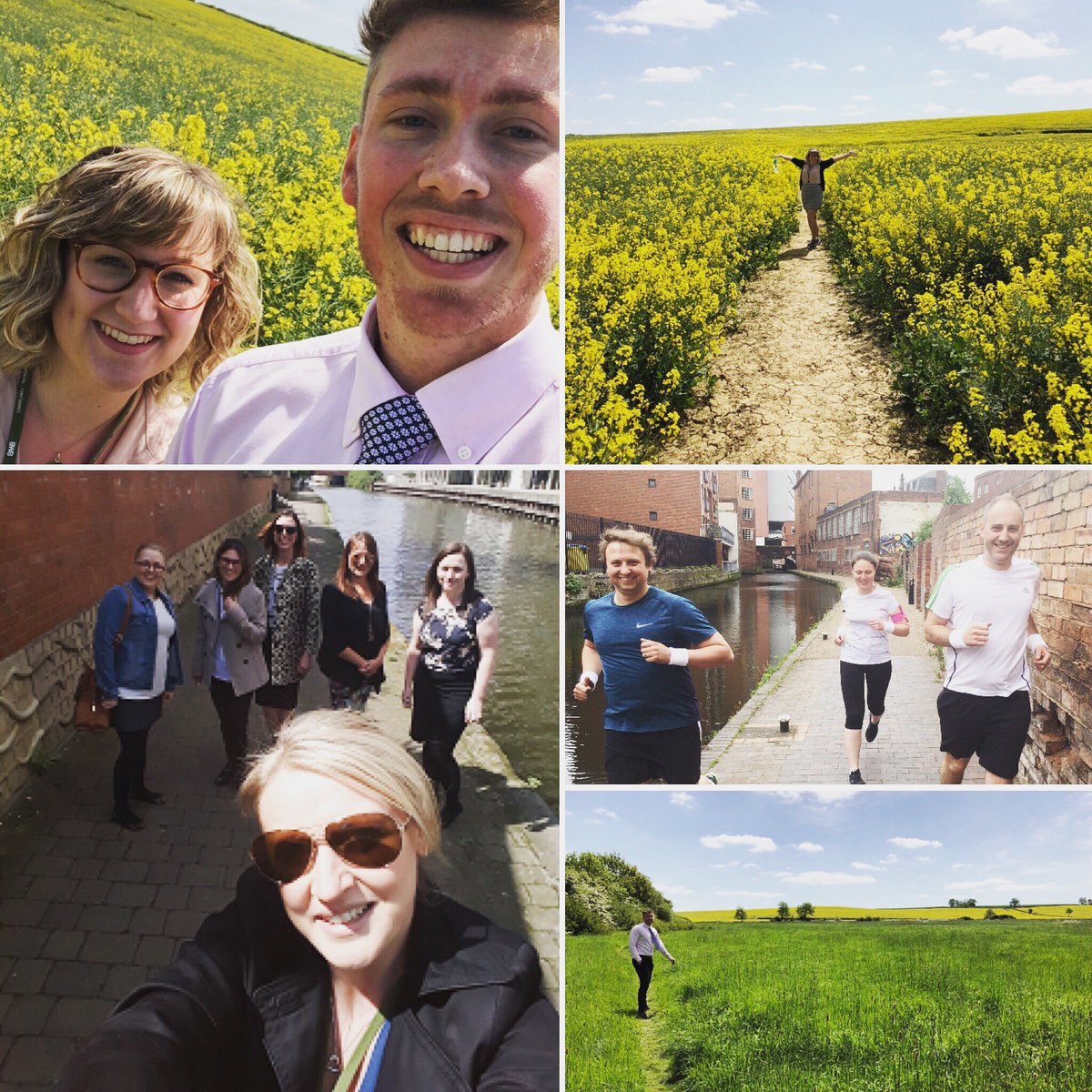 eahspickeverard's tweet photo. Smiley happy faces. Our people have been out raising their well-being for mental health awareness week with lunchtime runs and walks. Great to see these efforts made and know the benefits reaped. Keep it up! @bwbconsulting #MentalHealthAwareness https://t.co/7QZwTqKMpx