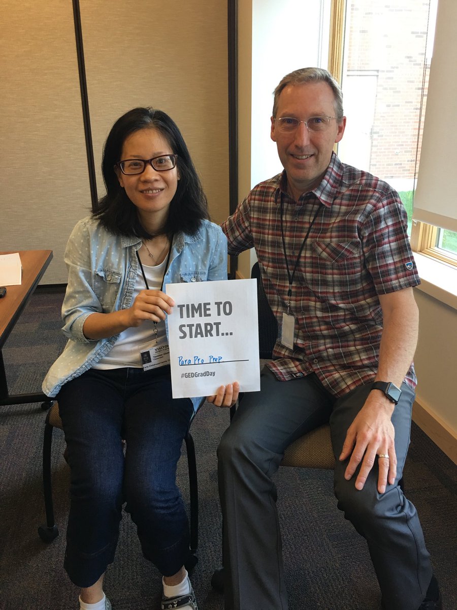 rtrutsc's tweet photo. Mei is ready to go on to the next step. Congratulations!  #GEDGradDay https://t.co/exQwnuZe49