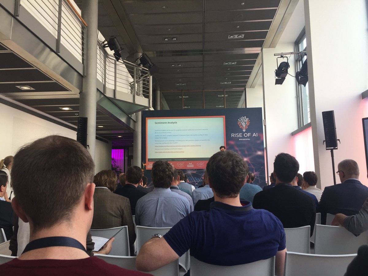 sentionede's tweet photo. #sentione ist heute in #Berlin auf der #RiseofAI Konferenz und informiert sich über die neuesten #trends von #KuenstlicheIntelligenz und #ArtificialIntelligence 
#BigDataAnalytics #AI #KI #Robots #DataAnalytics #DataScience #technology #bots #MachineLearning #DeepLearning https://t.co/7h6BxMf7UJ
