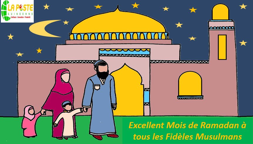 POSTEGN's tweet photo. 🙏 Bon Mois de Ramadan à vous et à votre Resplendissante Famille 😇
@POSTEGN #Confiance🤝 #Innovation👨‍🔧 #Proximité 👩‍💻 https://t.co/6QdpzfsmrT