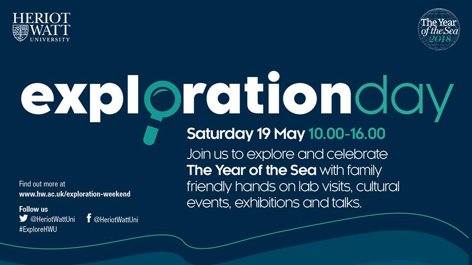 thewattclub's tweet image. Join in the live lab demos during our #explorationday 🔎 on 19 May 10am – 4pm! See oil extraction in action, learn how nano plastics invade our oceans and experience how apprentices train to work at height in the North Sea. More info: hw.ac.uk/exploration-we…
#yearofsea2018