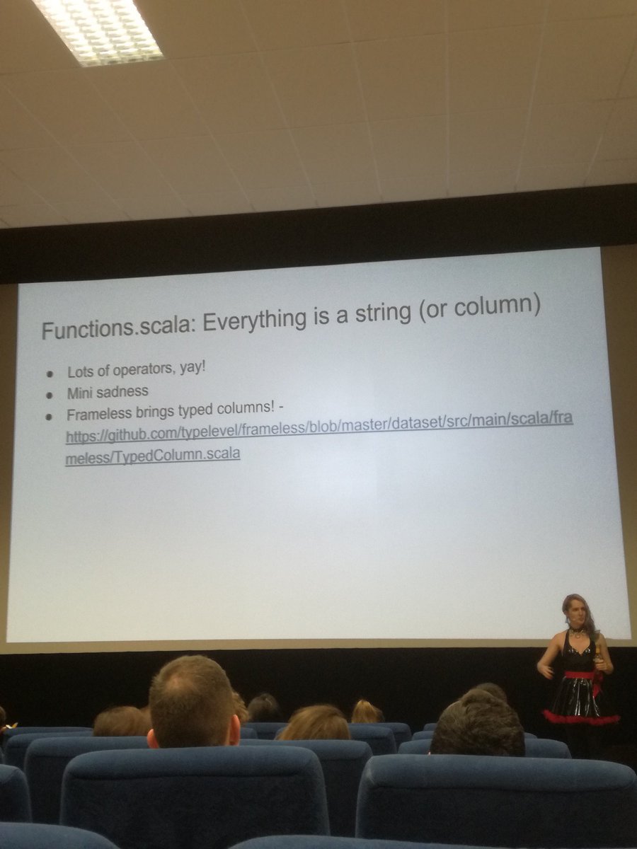 dorian_codes's tweet image. I had a lot of #Spark and #FuncionalProgramming talk by @holdenkarau 😀 #FunctionalProgrammingToTheRescue