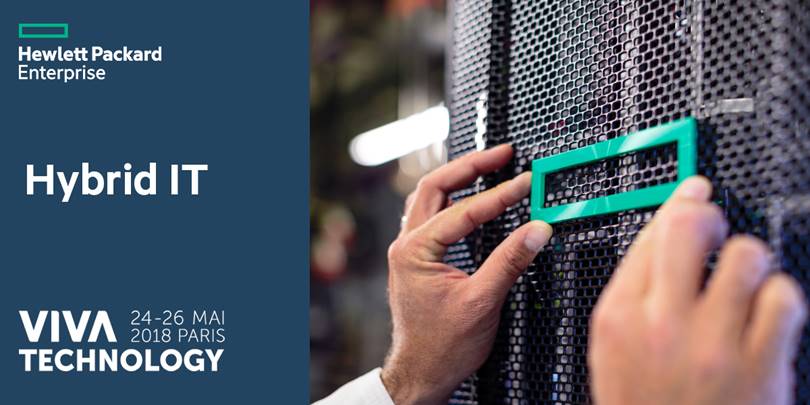 VivaTech's tweet photo. HPE is a market leader in Hybrid IT. Meet @HPE_FR experts, partners and startups and find out how to make Hybrid IT simple. See use cases and real examples of Hybrid IT projects at their Hybrid IT corner and sign up to HPE talks during the three days of #VivaTech! https://t.co/SYc7XqY0x6