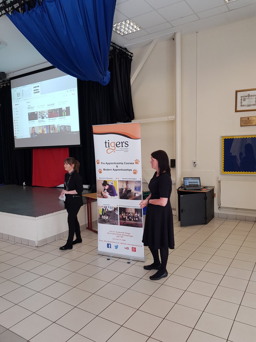 DYWGlasgow's tweet photo. Wow, what a turnout for a great digital media session by Caitlyn and Jennifer of @TIGERS_UK for our @HillheadHS S4 bus admin and computing pupils. #MaximiseMay #YOYP2018 https://t.co/afhmwYDgIB