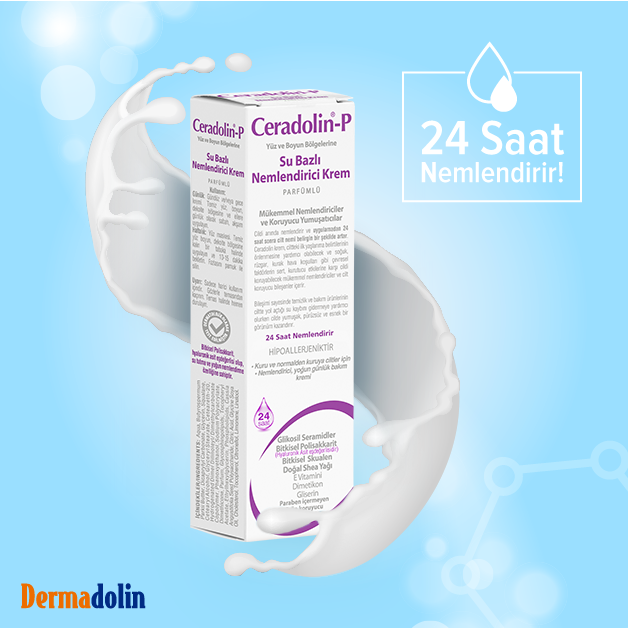 dermadolin's tweet photo. Yüksek nem birikimi sağlayan Ceradolin-P su bazlı nemlendirici krem; cildinizde çevrenin zararlı etkenleriyle oluşan etkilerin onarılmasında oldukça etkilidir. 
https://t.co/rnNaMZvjG7 https://t.co/6ByVKsUB8q