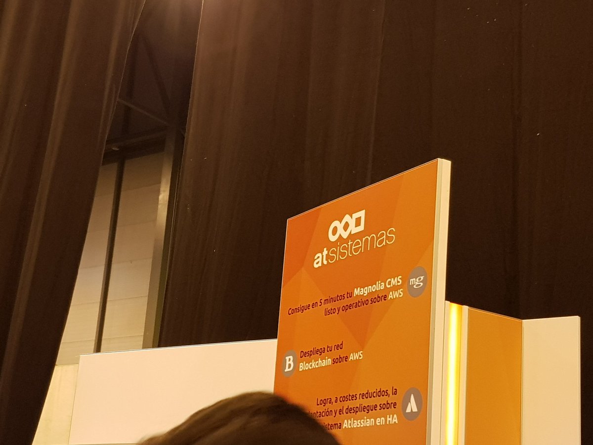 zamirajaupaj's tweet photo. #AWSSummitmadrid #Madrid #Azatec #espagna #2018 https://t.co/3ZnL0c2kk9