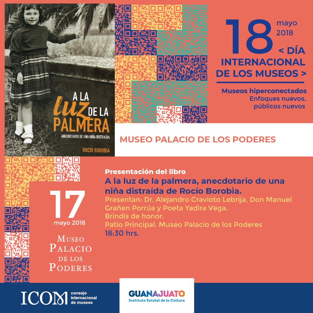culturagobgente's tweet photo. Te invitamos a las actividades que tenemos programadas entorno al día internacional del museo. ¡Imperdibles!
#RedMuseosIEC #MuseosHiperconectados #DIM2018 #Museumday
@gobiernogto @comsocgto https://t.co/hHLtSUMw0J