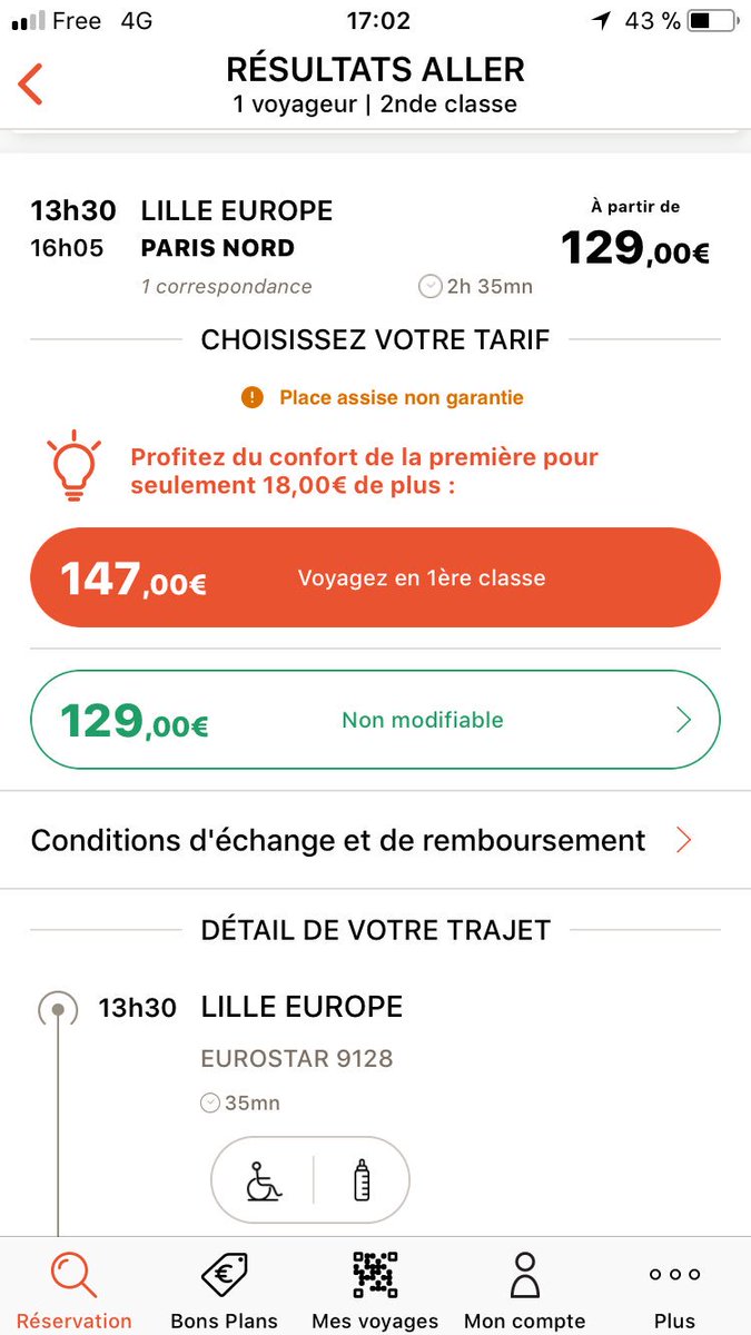 Tvirtuose's tweet photo. La prochaine fois je passe par Dubaï pour faire Lille-Paris ? Et je demande un pret à ma banque ? @SNCF #GrèveSNCF https://t.co/vgwo6KOrfx