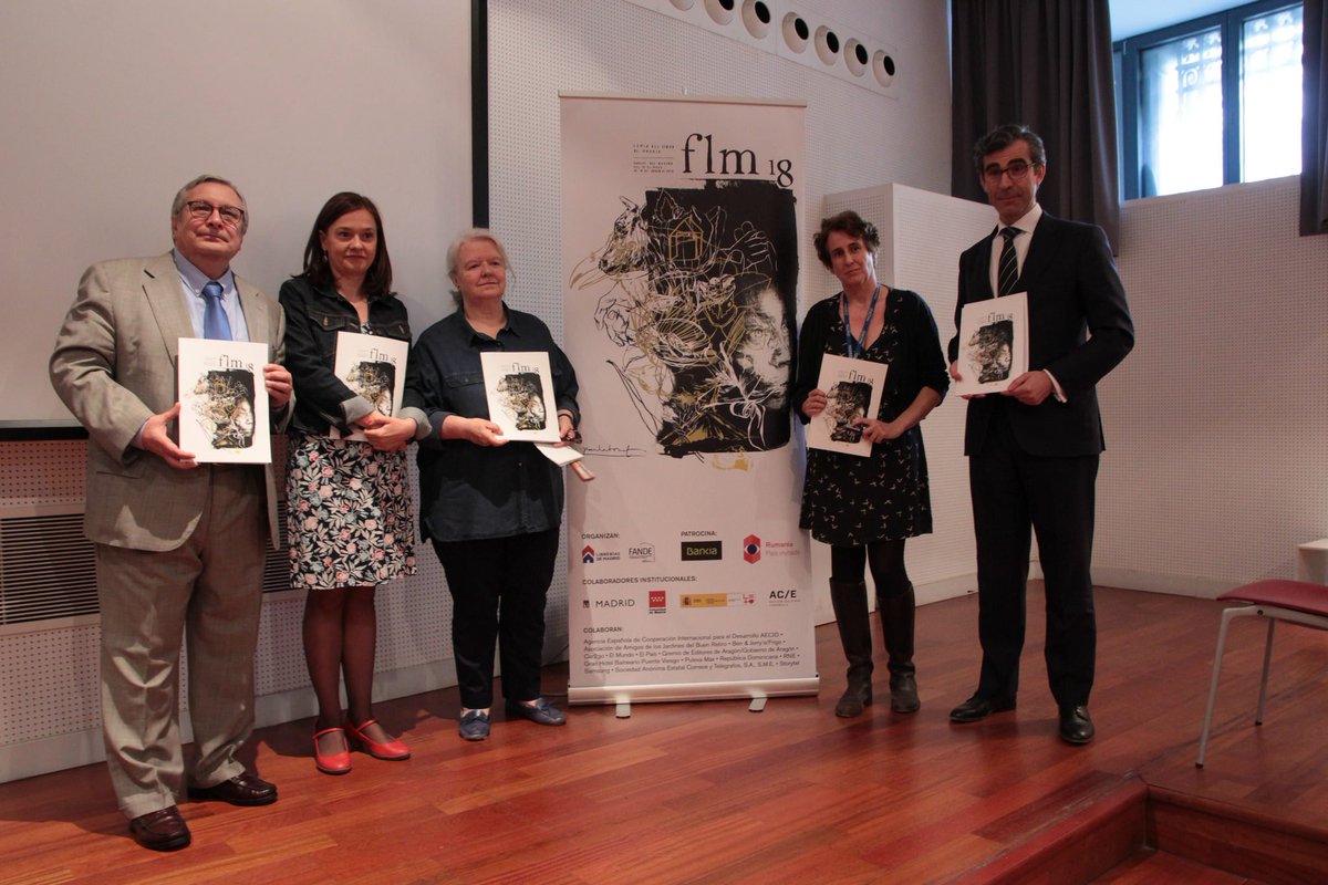 FLMadrid's tweet image. ¡Hoy hemos presentado la #FLM18!

En el dossier de prensa encontrarás la programación: bit.ly/2KwlP5W

Muy pronto podrás consultar en nuestra web las propuestas día a día, totalmente actualizadas: bit.ly/2IogzVi

📸 © Sergio E. Bonillo López