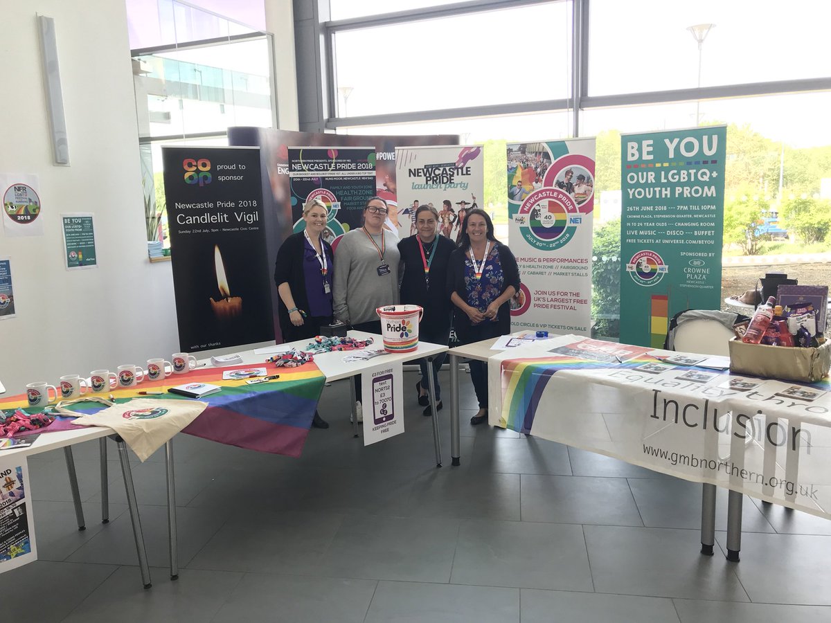 northernprideuk's tweet photo. A massive thank you to everyone at @npowerhq with @GMB_union @unisontweets  fundraising for Newcastle Pride and supporting IDAHOBIT. 
-
#nclpride #idahobit #idaho #idahot #npower #gmb #unison #fundraising #fundraise #charity #pride #lgbt https://t.co/BzuXkGPgko