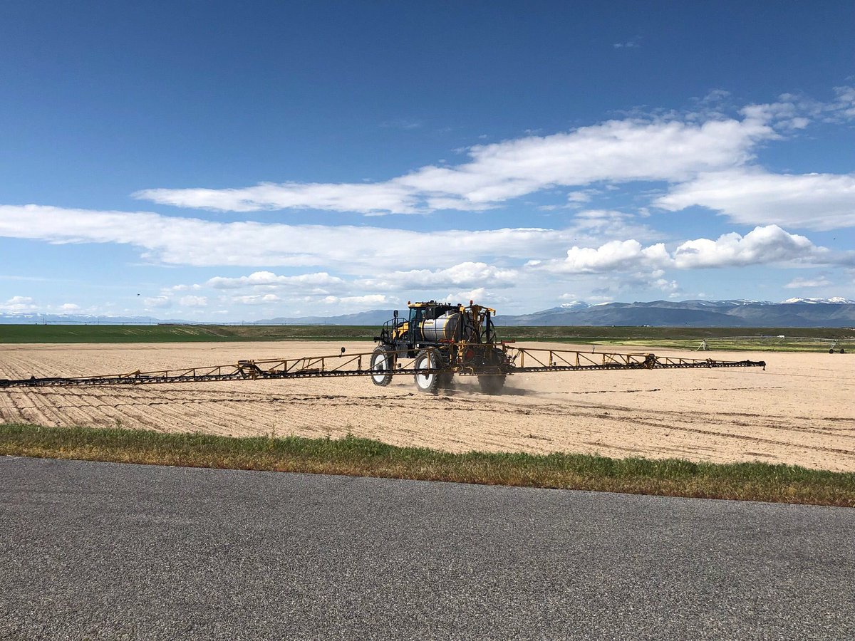 CapstanAg's tweet photo. A great day yesterday in East Idaho with #AgriService and #AgRows installing and testing a #PinPointII on this 120’ 10” #RoGator with 143 of our #HighFlow valves! #CapstanAG #FlowMatters #PressureMatters https://t.co/ihYVABNWH4