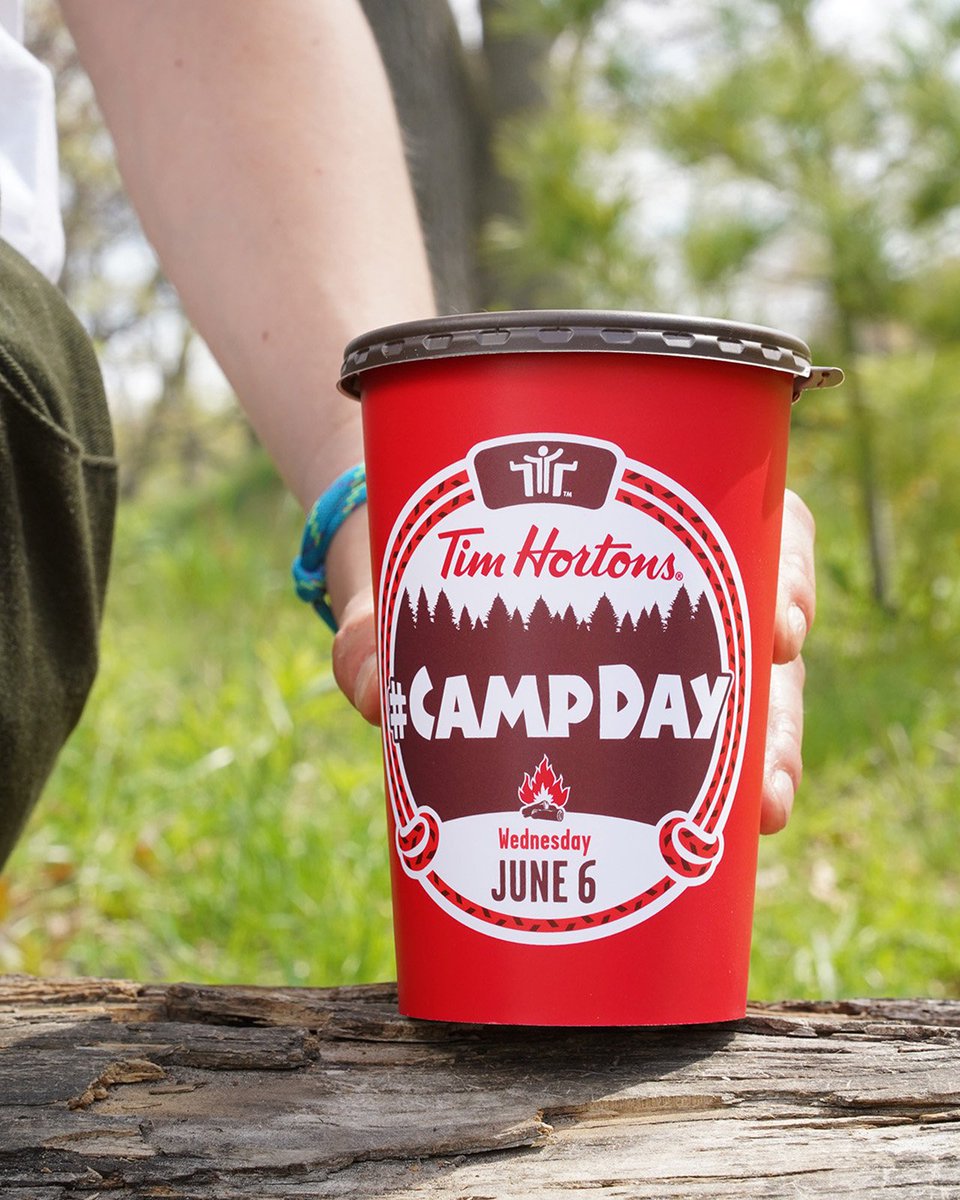 #CampDay is coming! On Wednesday June 6th, buy a coffee, change a life. 100% of proceeds from all coffee purchases on Camp Day will help kids from low-income homes go to camp.