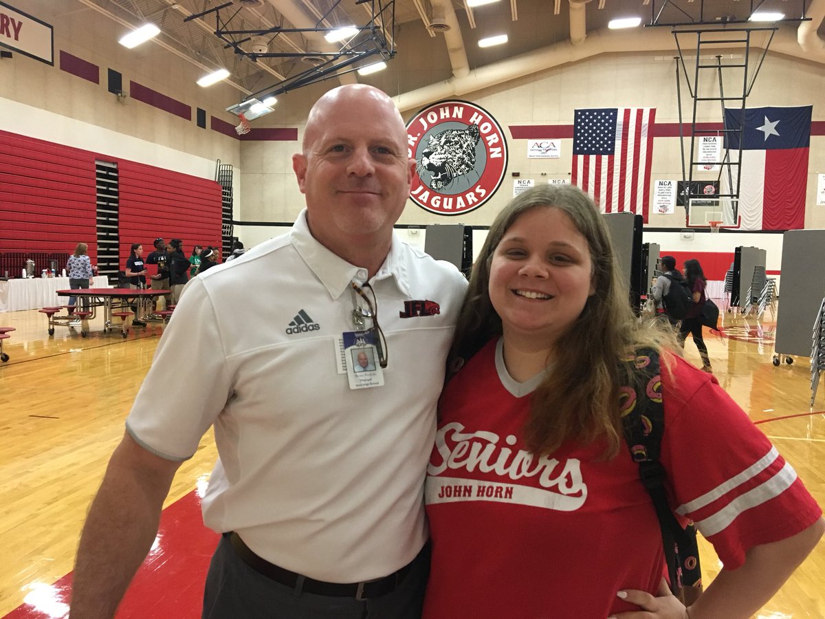stay_true2009's tweet photo. College acceptance letter breakfast this morning! #JagForLife #BestPrinciple #EastfieldCollegeBound https://t.co/VCGSGysOAB