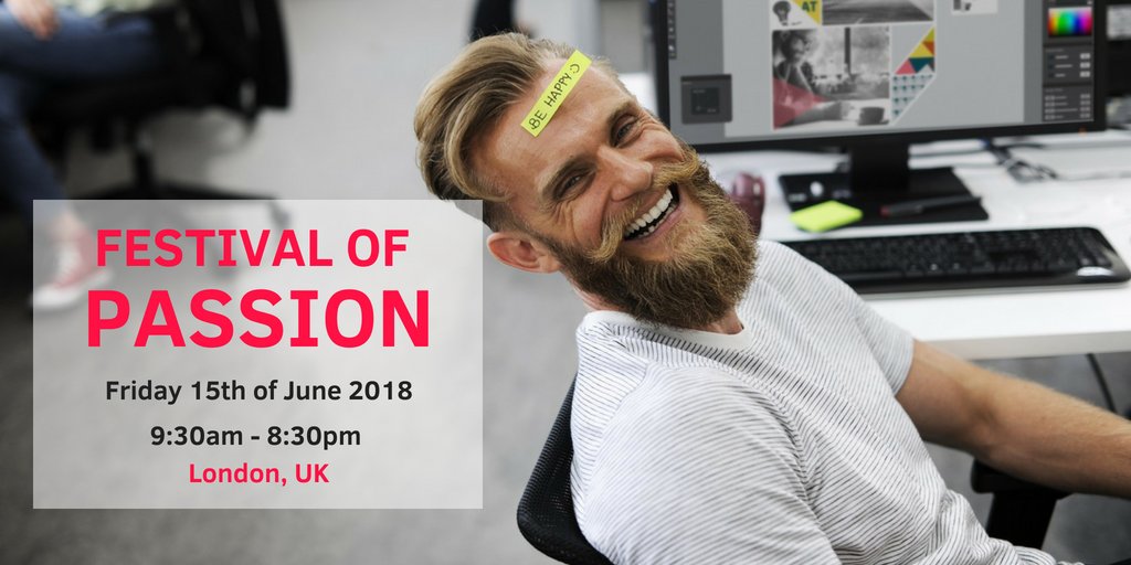 IOPassion's tweet photo. Doing what you love is great. But how do you switch your life towards the things you love? And what if you just don’t know what you're passionate about? Unlock your passions at #festivalofpassion2018 Learn more at https://t.co/fX0S5cVrEv https://t.co/jD8jeIejjr