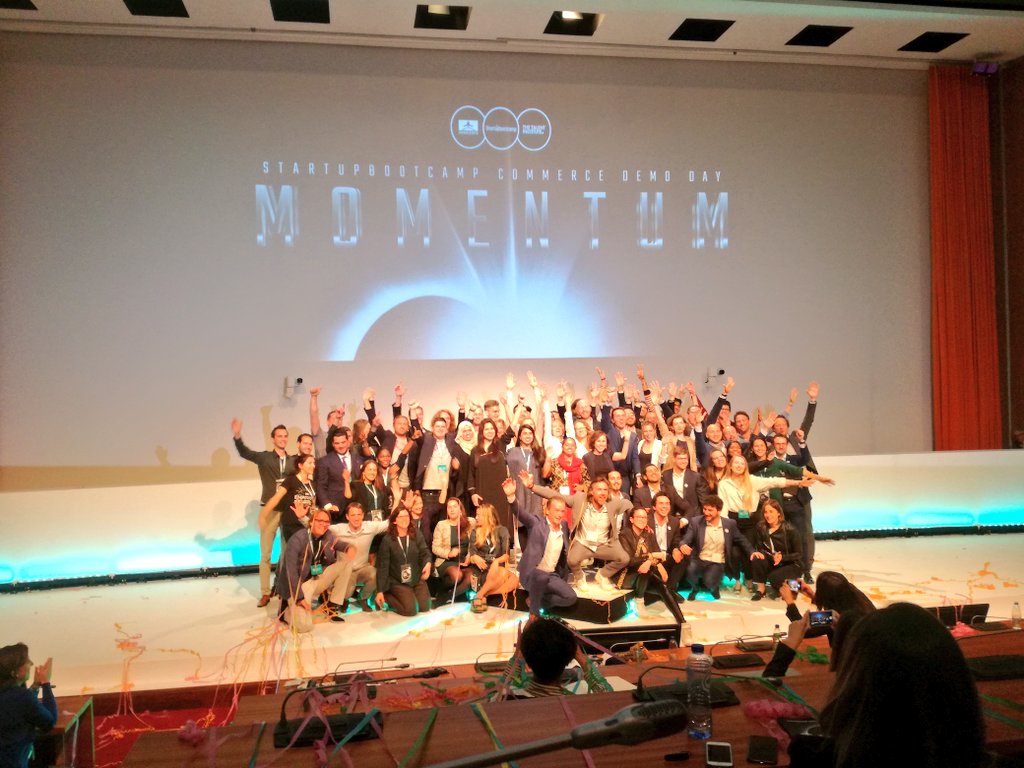 sbcCommerce's tweet photo. It's a wrap! Our SBC Commerce Managing Director Ernst Hoestra is wrapping up this vibrant day. Startups and SBC team members now on stage! 👏🚀🎉 #sbcDemoDay #sbcCommerce https://t.co/VU4dq1tPjt