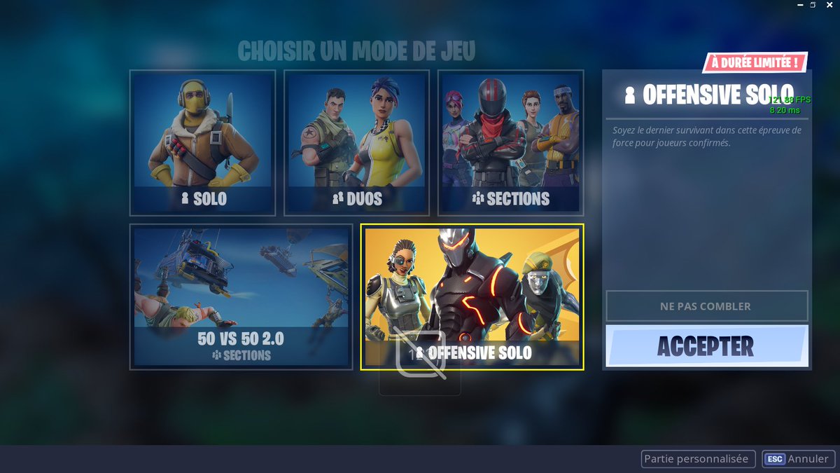 fortnite esport on twitter le premier mode competitif de fortnite est de sorti offensive solo est donc un mode ranked disponible des maintenant sur le - fortnite competitif