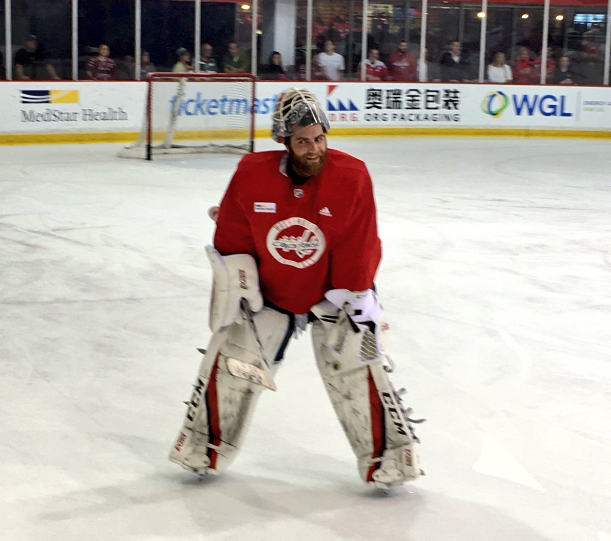 Capitals's tweet photo. Ready to go. #ALLCAPS 

@MedStarHealth Practice https://t.co/4jtrOG2cRg