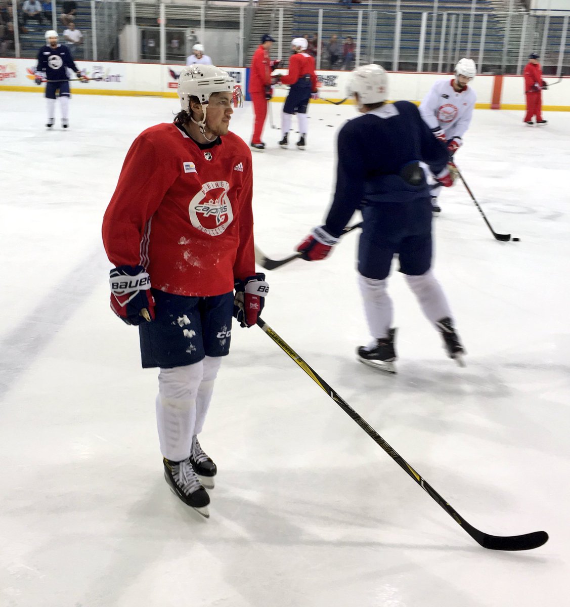 Capitals's tweet photo. Ready to go. #ALLCAPS 

@MedStarHealth Practice https://t.co/4jtrOG2cRg