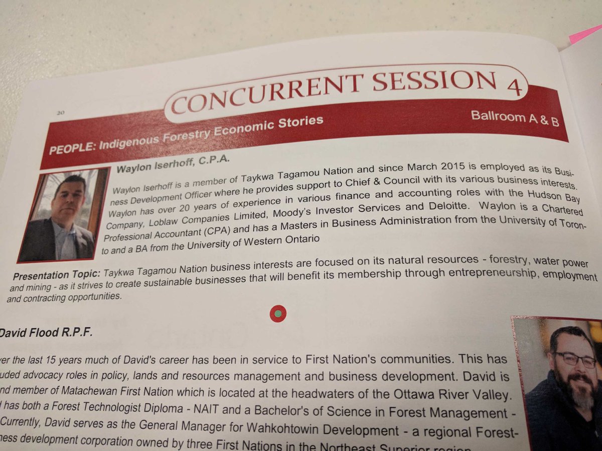 forestscanada's tweet photo. Soaking up the knowledge on day two at #OPFA2018 with Indigenous Forestry Economic Stories. #ittakesaforest https://t.co/7OJGy2p6wX