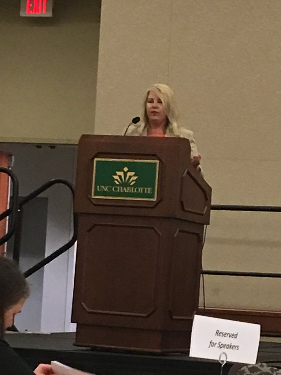 adriantmiller's tweet photo. @michelle_nance, AKA Queen of Charlotte, did a great job discussing regional transit plan at @CentralinaCOG’s #TransitSummit2018 https://t.co/yoSxLHm1FE