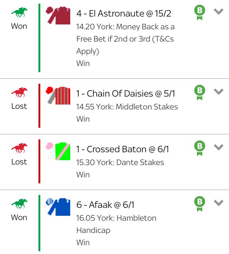 We put on a #superHeinz earlier... two out of four - which means a payment, another win or two would be really nice run you nags run #horseracingtips #HorseRacing #racing <a href="/yorkracecourse/">York Racecourse</a> #tipsters #tips #betting