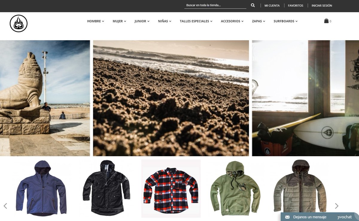 Felicitaciones <a href="/camaronbrujo/">camaronbrujo</a> por la nueva tienda onLine de eCommerce con ROLLPIX iShop tienda.camaronbrujo.com
