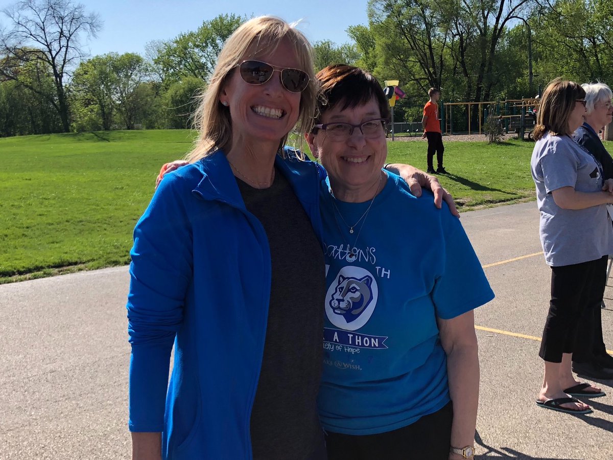 Thank you @ahsd25supt for supporting Patton's Walkathon. <a href="/AHSD25Patton/">Patton Elementary</a> <a href="/WishIllinois/">Make-A-Wish Illinois</a>