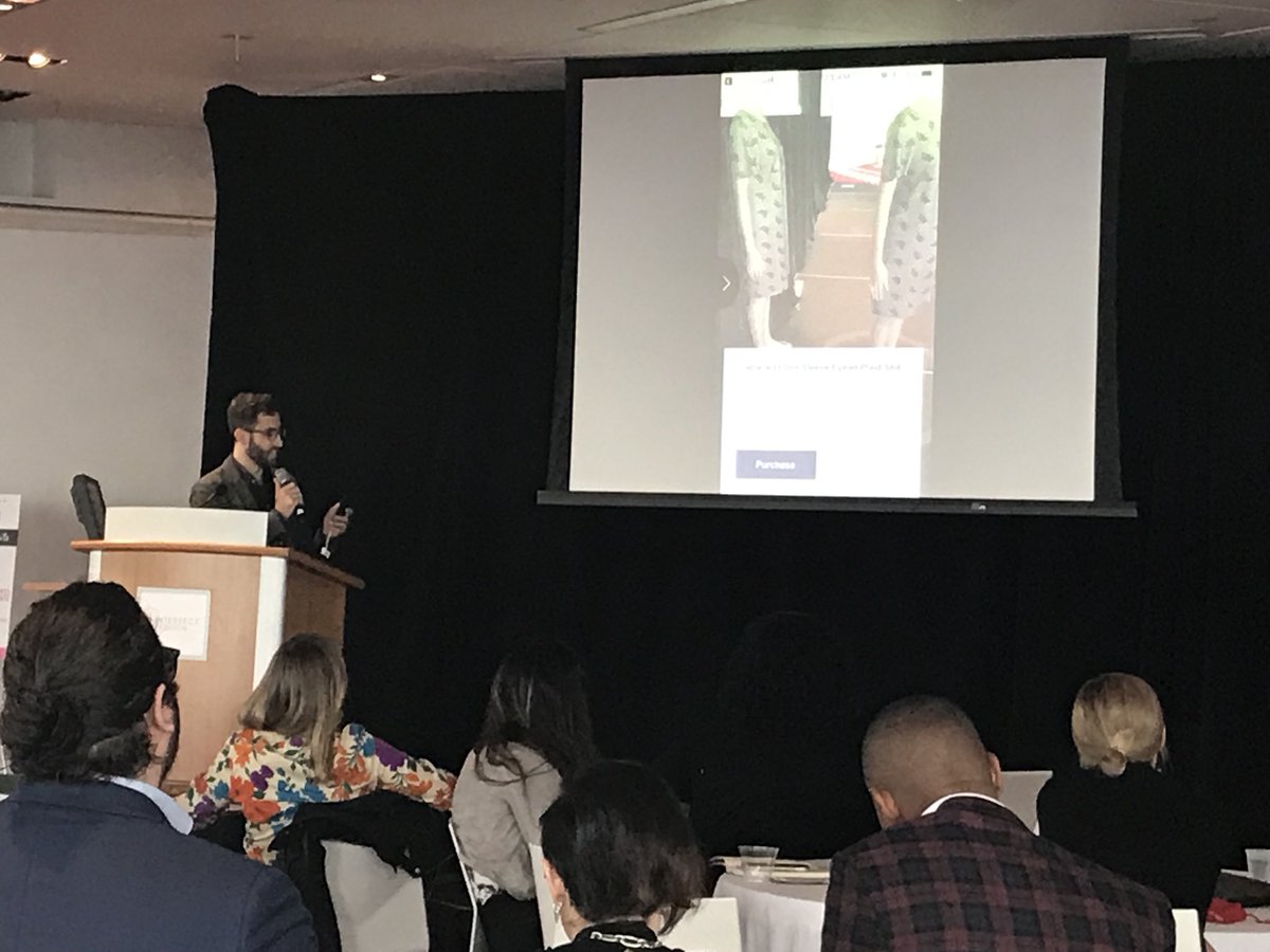IntersectRetail's tweet photo. Ari Bloom shares how augmented reality can duplicate dresses, change outfit sizes, and improve the customer experience. #Fashion #nyc #IFNY #IntersectRetail https://t.co/Tof8mgPl8Y