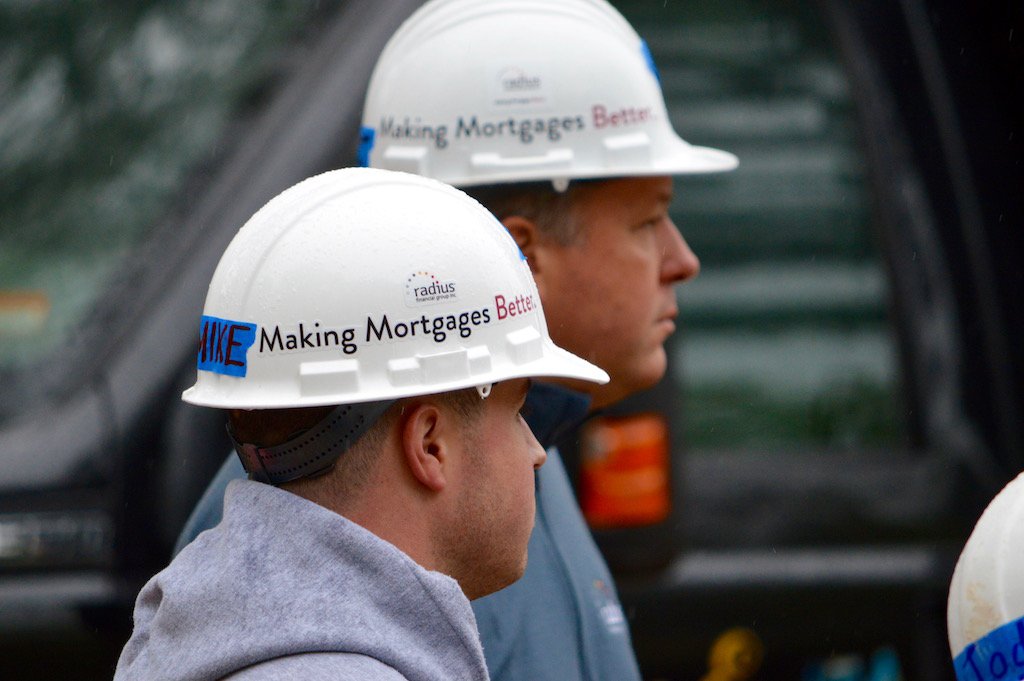 We are on location in Duxbury with South Shore Habitat for Build Day! Our team is not only hard at work #MakingMortgagesBetter but also helping #HabitatForHumanity to deliverer simple, decent, affordable homes to people in need.  #radiusBuild <a href="/SSHabitat/">SS Habitat</a> <a href="/Habitat_org/">Habitat for Humanity</a>