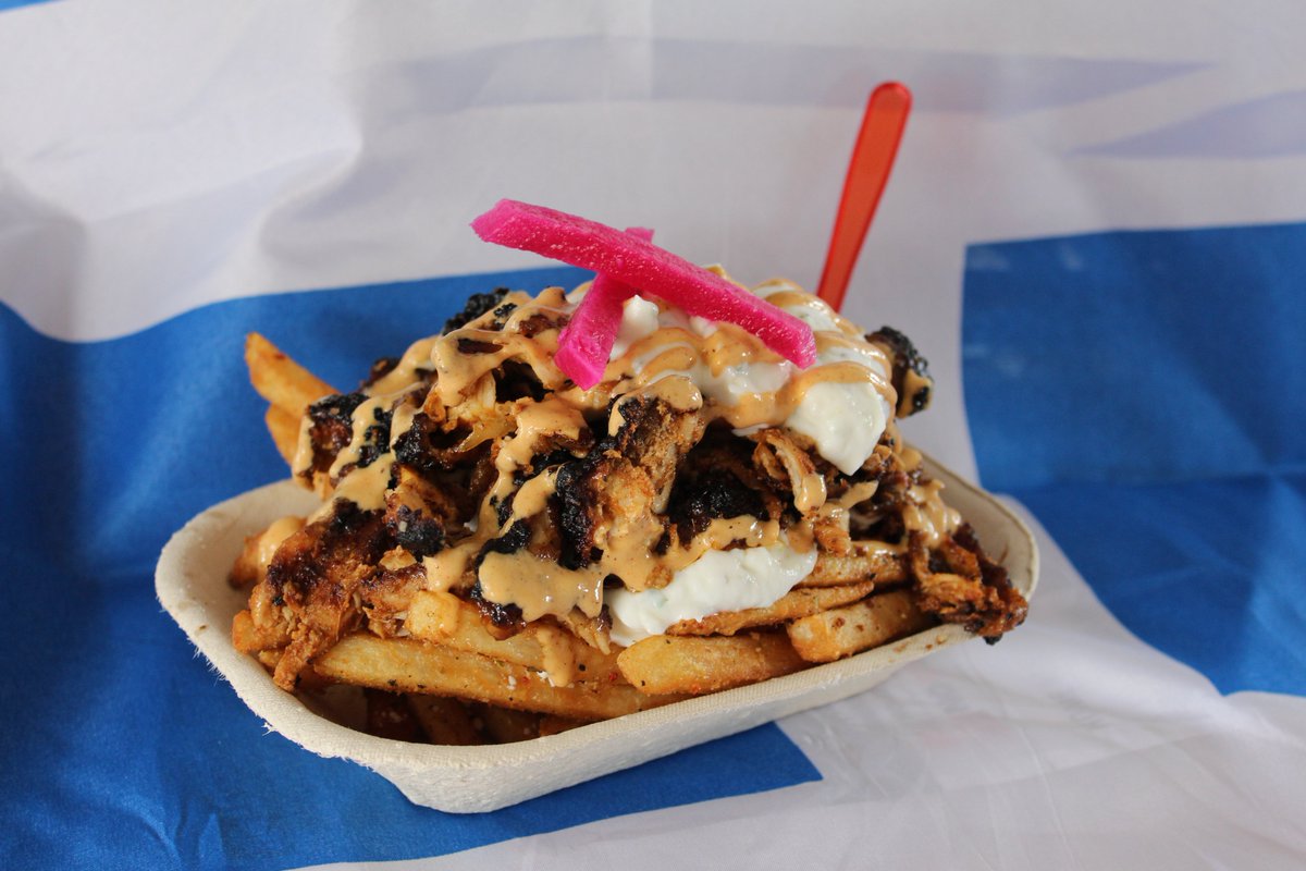 THURSDAY
 Another Lovely Spring Day!
 Main &amp; Third
 11:30AM to 3PM
 All your favourites, they're back!!!
 Greek Fries, Turkish Spicy, The Zeus, The Kronos, the yummy Clubs.... so many fries and so many days in the season...