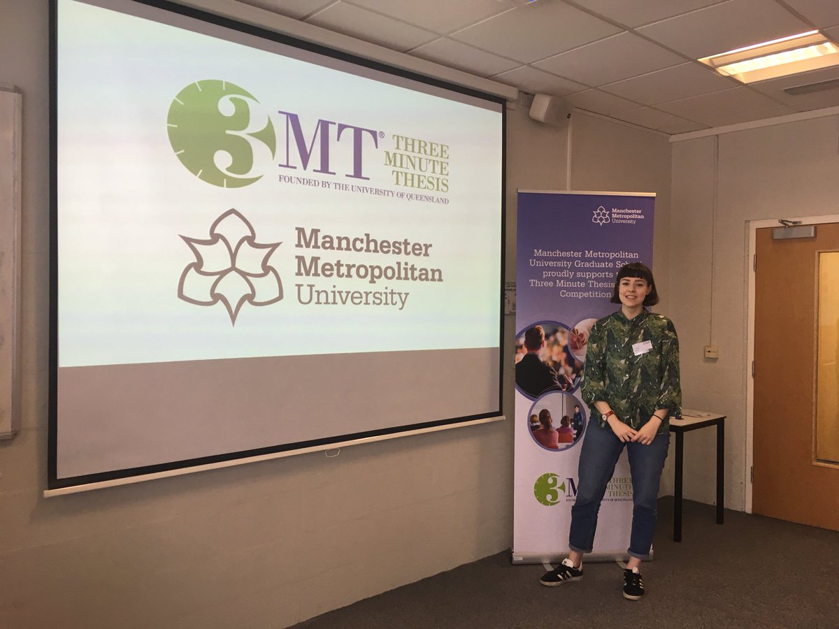 So happy to be put through to the final of Manchester Metropolitan University 3MT #3MT @MMUPGRStudents @HPSCResearch