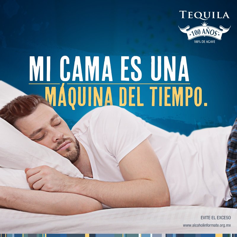 Tequila100A's tweet photo. Como cuando te acuestas cinco minutos, abres los ojos y te das cuenta que es #Sábado por la noche. https://t.co/hXoUxdZRqi