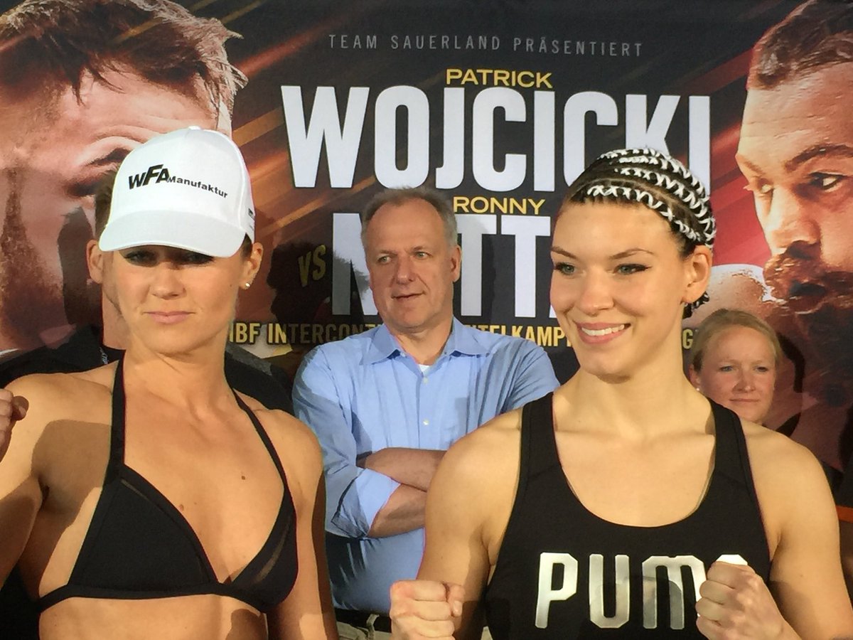AKWottge's tweet photo. Wiegen geschafft. Jetzt Vorfreude auf den Doppel-WM-Kampf und die Deutsche Meisterschaft morgen bei @SPORT1 #wirsindboxen https://t.co/nd6cYmCKFN