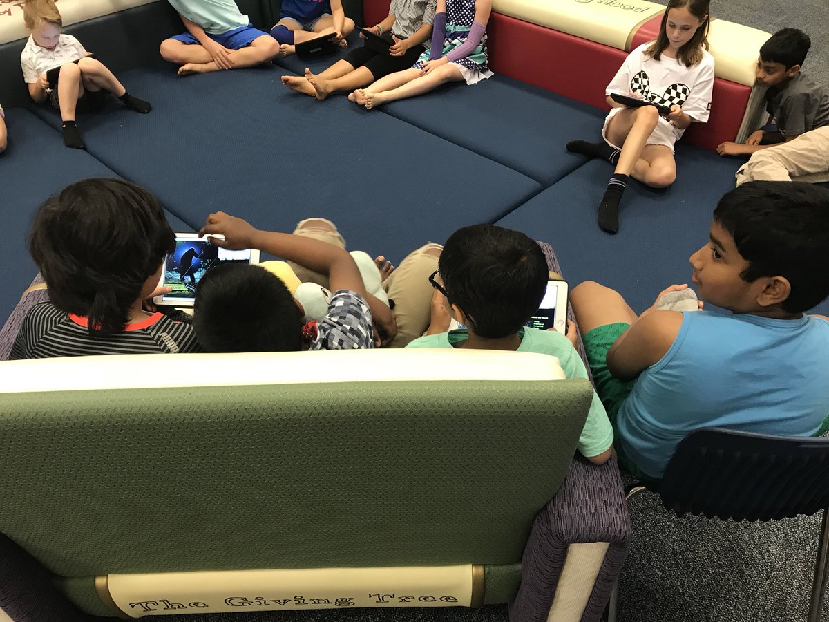 ReadingWithBird's tweet photo. Reading buddies in the LMC today using @EpicKidsBooks! @OTEregier @OTEdittemore @bvlibraries @bvschools #oteconnect https://t.co/wwXM7lXPRd