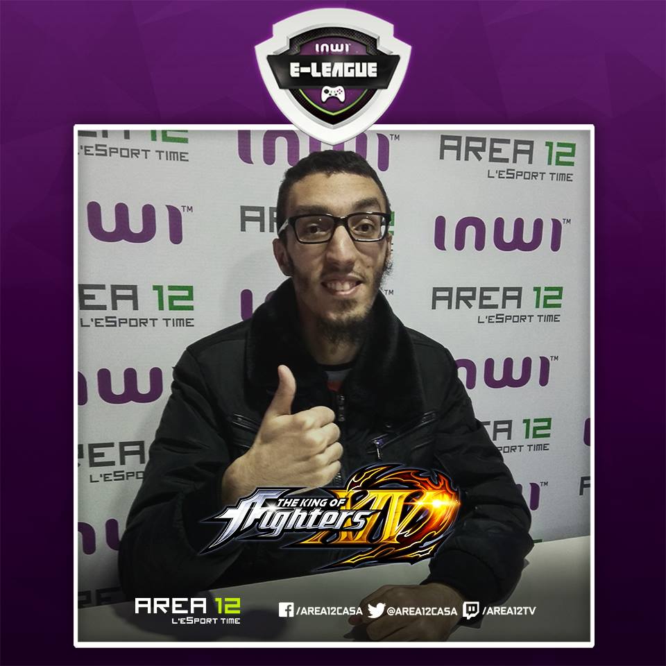 Area12Casa's tweet photo. Félicitation à Area12|Ichisim ! gagnant de la 3ème session inwi E-League sur The King Of Fighters XIV 👏🎉🎉🎊
 #kofxiv #session3 #inwi_eleague #area12 https://t.co/DYnEG0Df3P