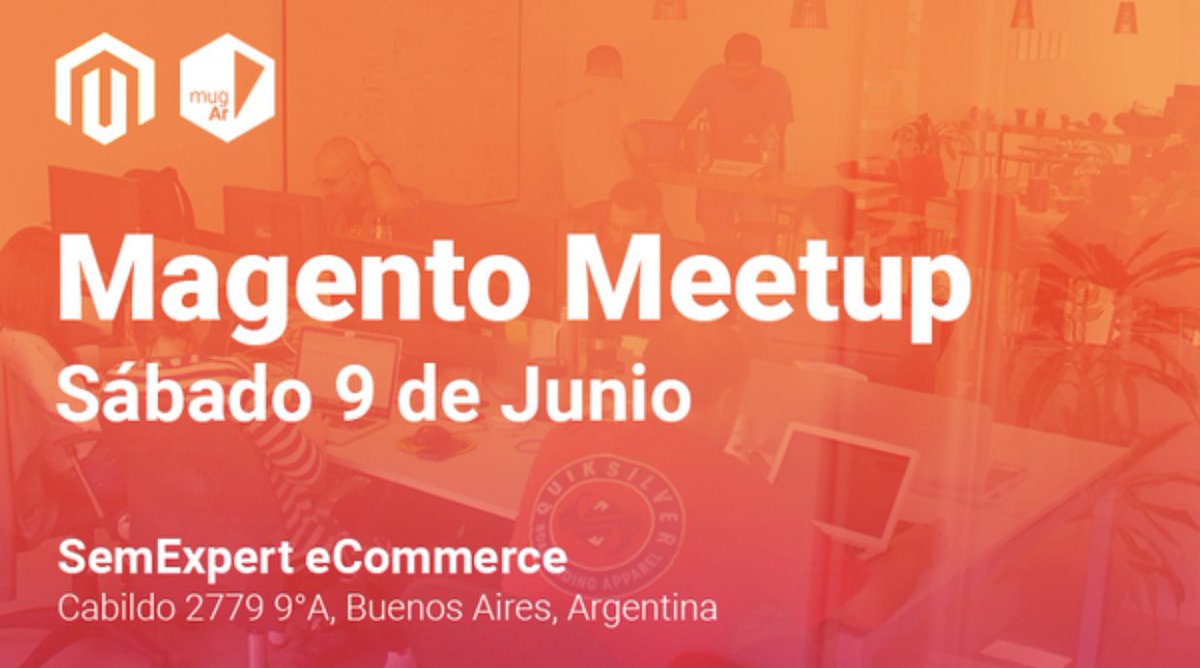semexpert_'s tweet photo. Inscribite aca: https://t.co/XLPCJ2kusb
#Magento #Magento2 #developers #IT #ecommerce https://t.co/qcoUm8g6Ky