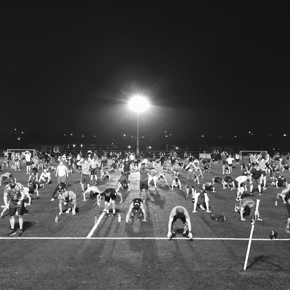 SVNDCA's tweet photo. This is how Perry Laufenberg &amp; Mike Gallegos start the day.  4.45 AM Navy Seal lead physical training to start today!  Leadership conference in Washington DC led by Jocko Willink and Echelon Front incorporating the principles from their book Extreme Ownership. #SVNLeadership https://t.co/9t06LUnpXJ