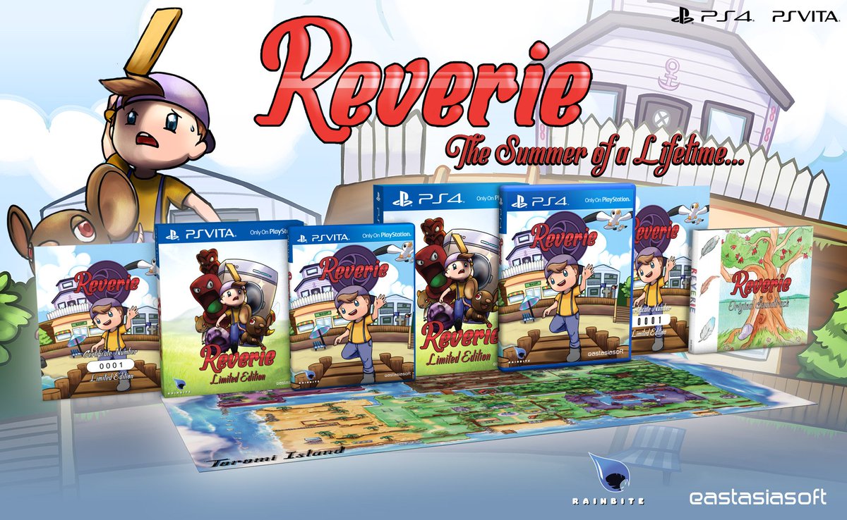LimitedGameNews's tweet photo. Pre-order now! #Reverie Limited Edition for #PS4 & #PSVita
Only $34.99 incl. international shipping.
https://t.co/C7YGKcOark
Use coupon CENSORED for $3 off.
@rainbite @playasia @eastasiasoft
#PhysicalVG #PhysicalMedia #IndieGame #IndieGameDev #ActionRPG #RPG #VideoGames #LGN https://t.co/YbIV2ZUztZ