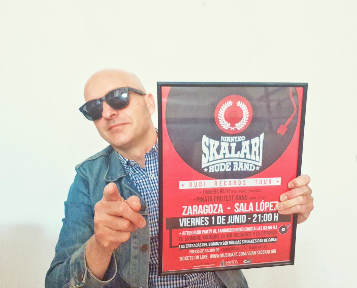 JuantxoSkalari's tweet photo. #rudirecords Zaragoza @salalopezz 
🏁🏁🏁🏁🏁🏁🏁🏁🏁🏁🏁🏁🏁
Últimos Tickets Promo a 9€ en  https://t.co/ILazPT5ydh 
🏁🏁🏁🏁🏁🏁🏁🏁🏁🏁🏁🏁🏁
Presentación nuevo álbum + @pinataprotest (from Texas)
+ #emberspath  (Zaragoza)
+ After Rudi Party al @Fardacho_Royo (#vinylDJ's) https://t.co/A7abGCyCND