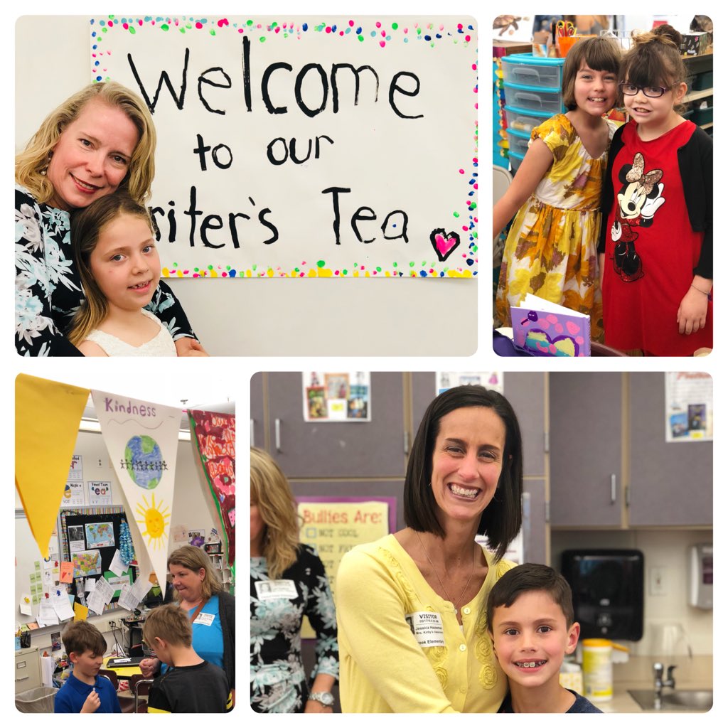 Our Second grade Writer’s Tea was a success! The students were so excited to share their Kindness Books with their special guests! <a href="/OwenJRobertsFC/">French Creek Elementary School</a> @ojrsd_supt